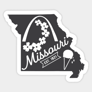 State of Missouri Graphic Tee Sticker